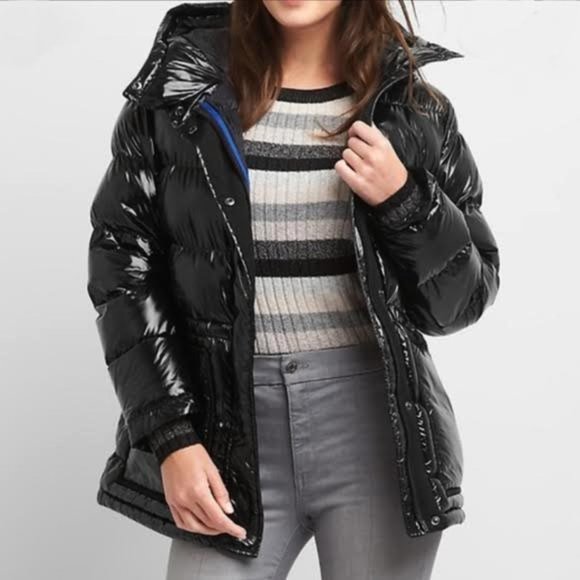 GAP Jackets & Blazers - Vintage GAP Y2K Missy Elliott Style Shiny Puffer
